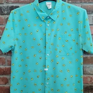Pokemon short-sleeve button down